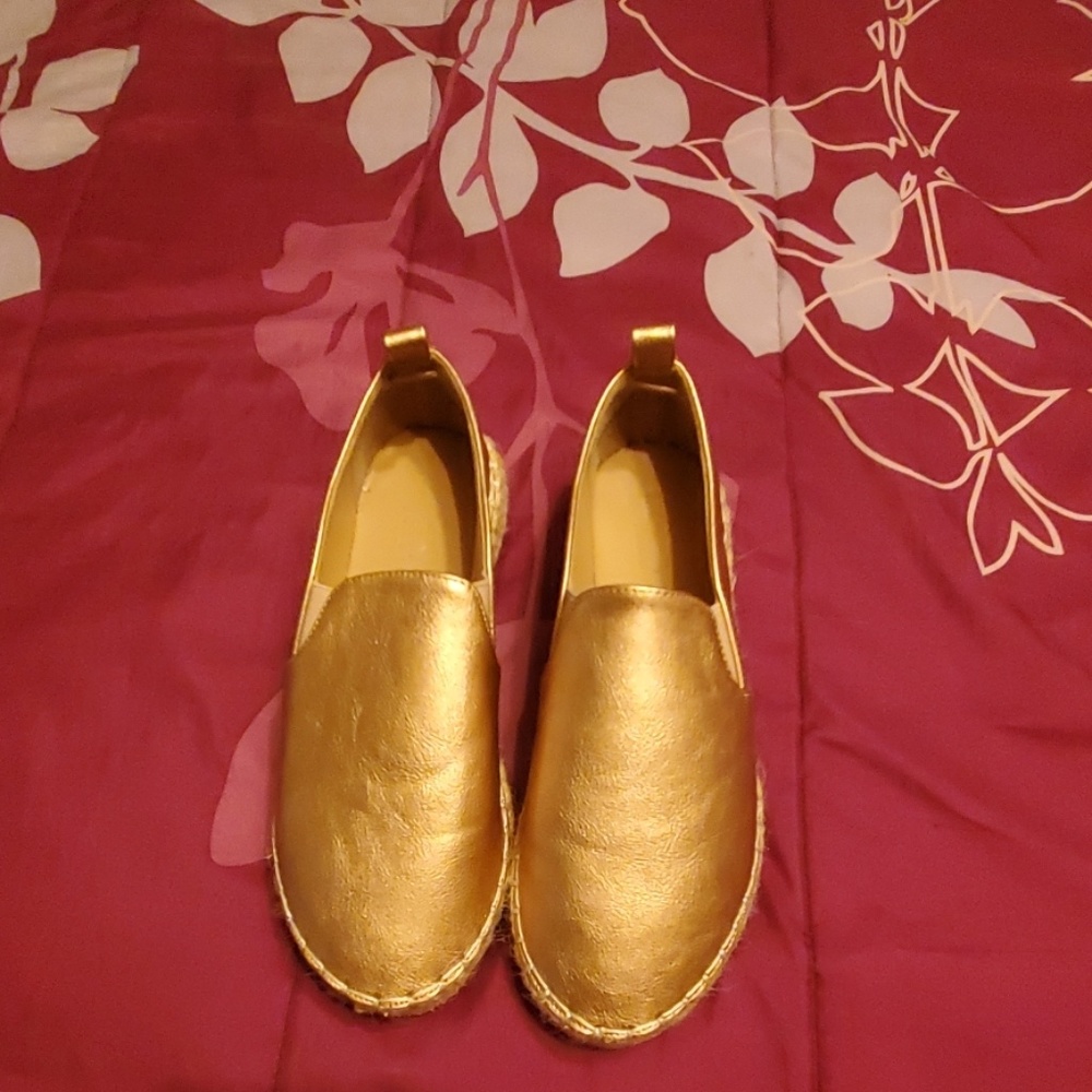 Rose Gold Espadrilles